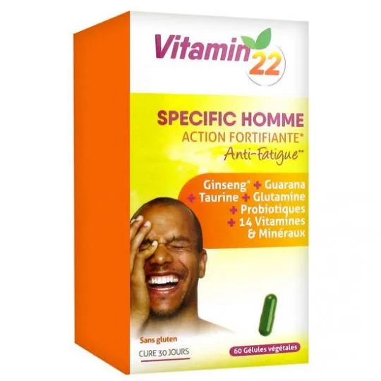 Vitamin 22 Spécifique Homme 60 gélules