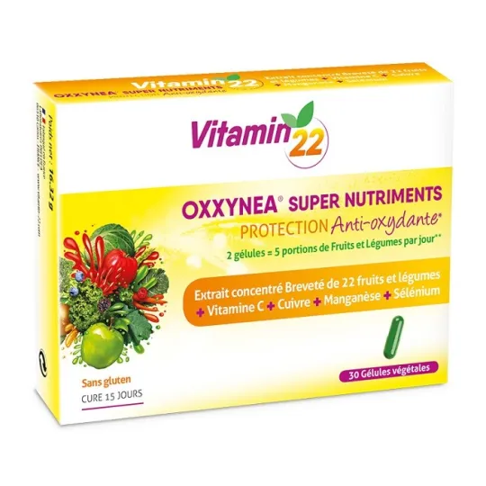 Vitamin 22 Oxxynea Super Nutriments 30 Gélules végétales